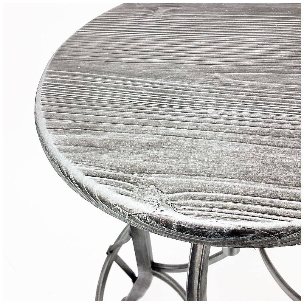 Set of 4 Rotating Adjustable Height Barstool Pewter O574
