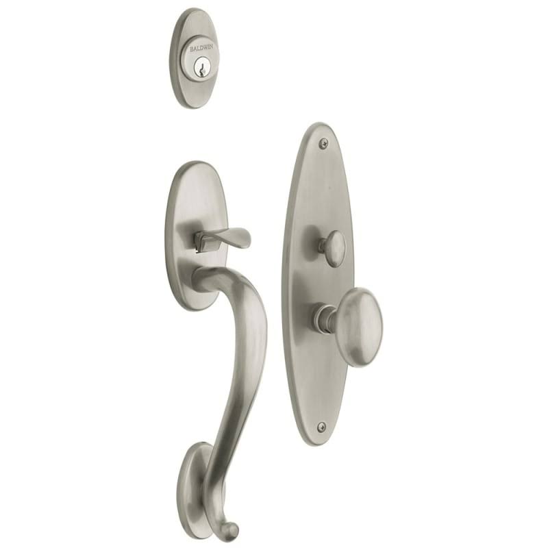 Satin Nickel Full Dummy Handleset Trim Set P973282