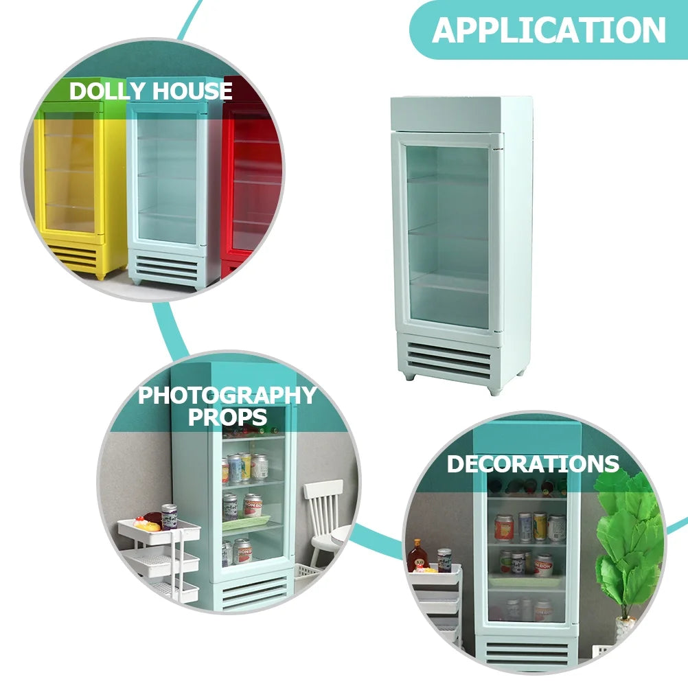 Miniature Dollhouse Refrigerator Decoration A8164