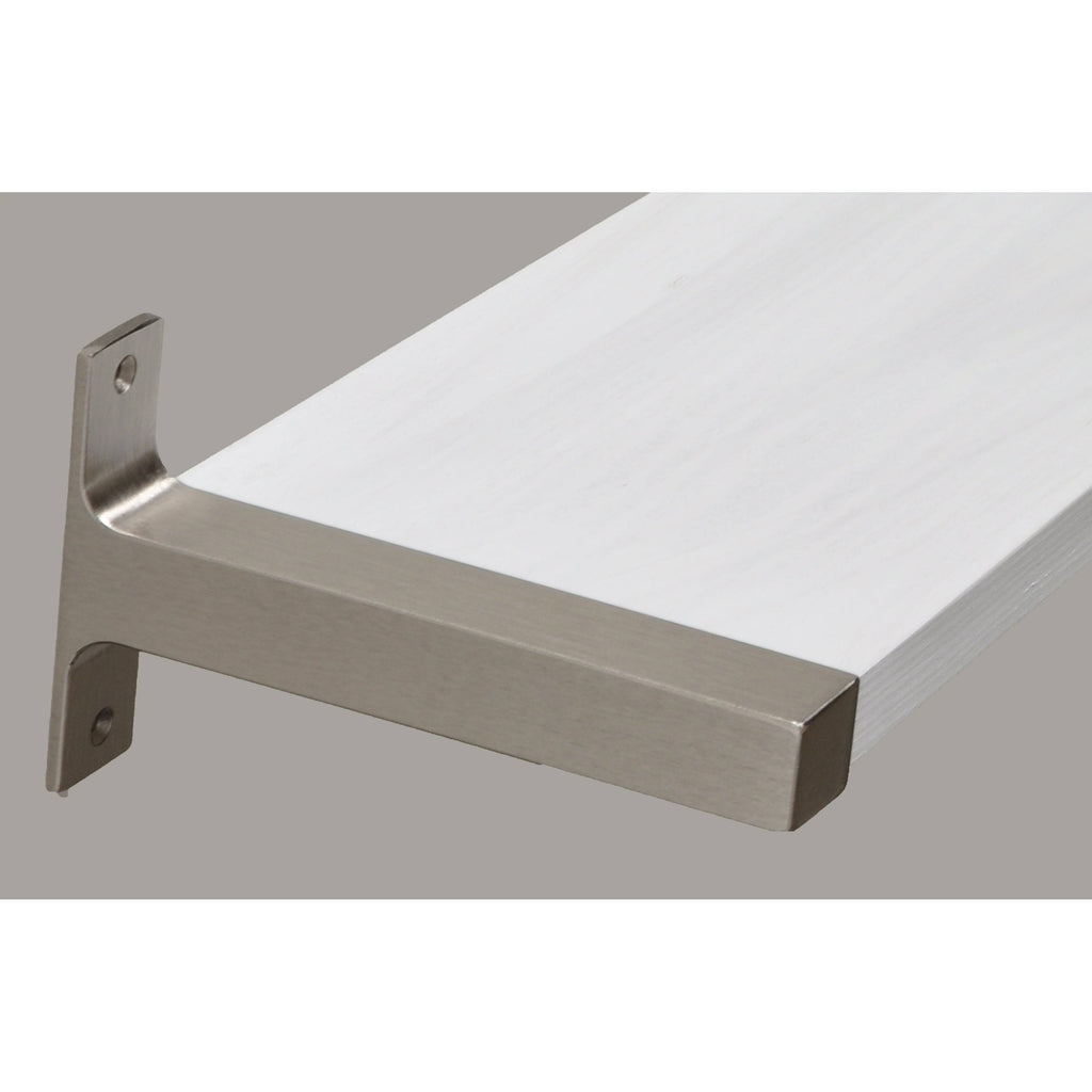 3-Piece Wood Wall Shelf Set Weathered Gray S29835