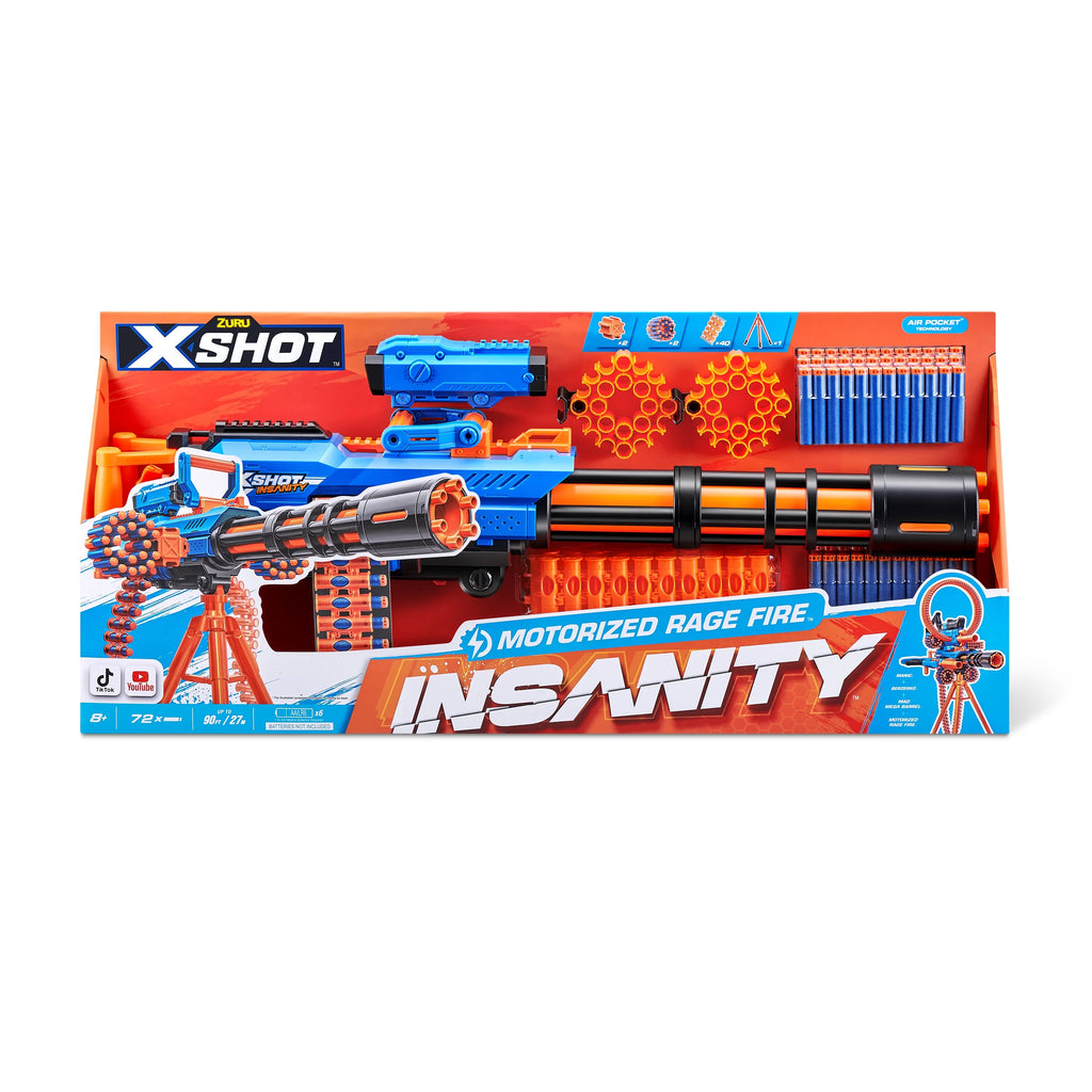 Motorized Plastic Dart Blaster (72 Darts) Y6556