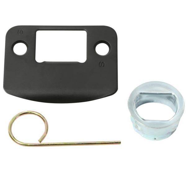 Aged Bronze Touch Entry Door Lever Set with Accent M676413