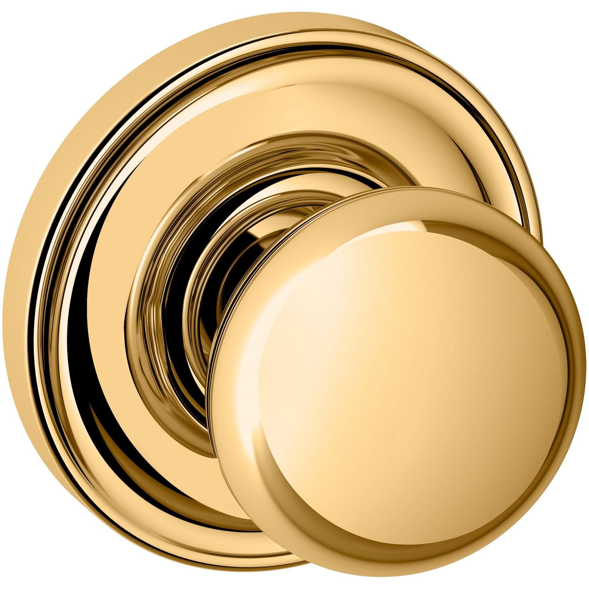Polished Brass Passage Set Knob L434709