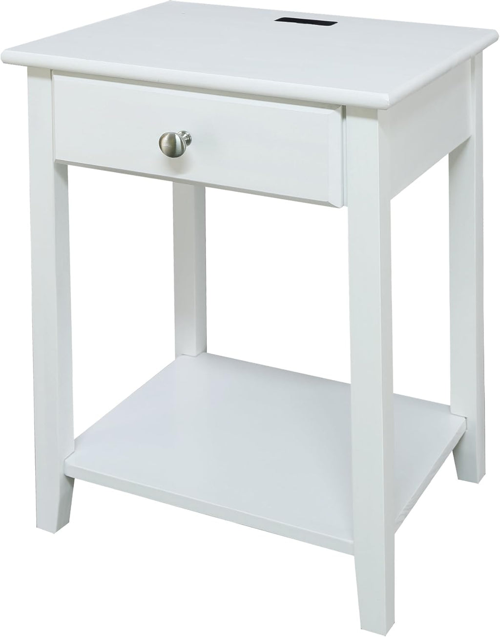 Warm Brown Nightstand with USB Ports K906