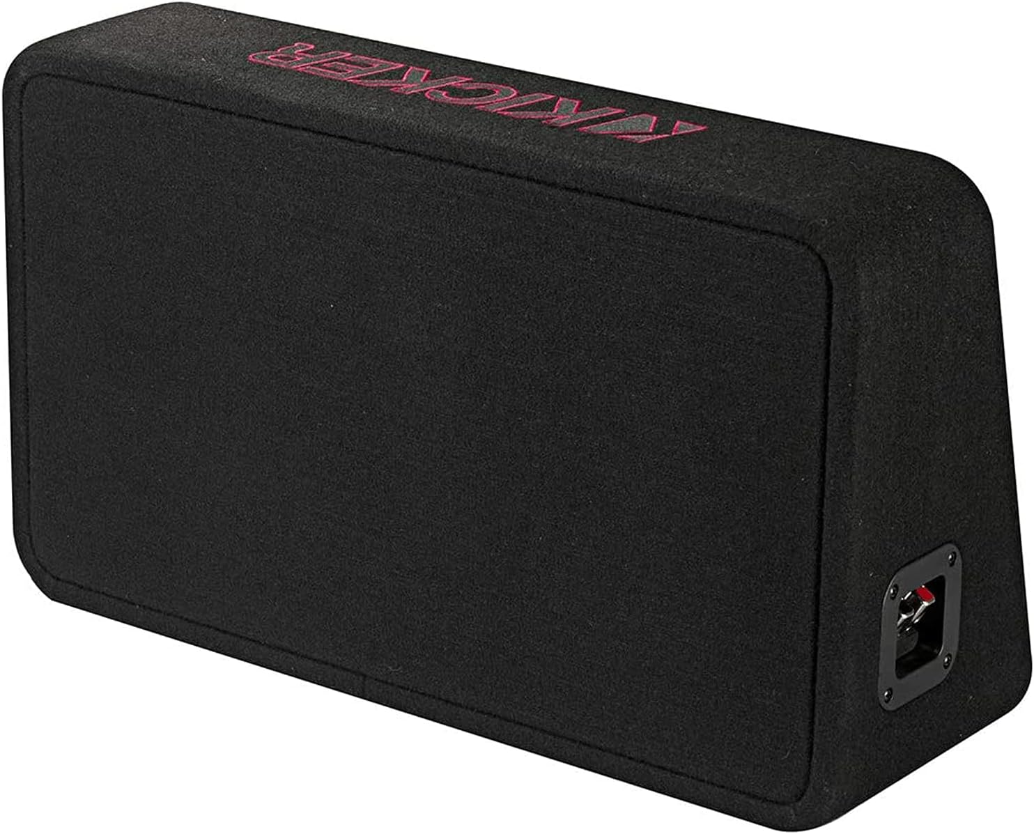 10 Inch 2 Ohm Car Audio Subwoofer Enclosure, Black W259