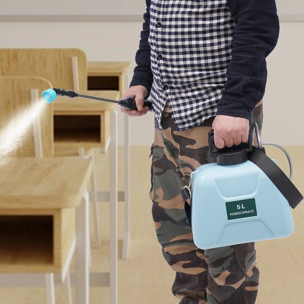 5L Electric Plant Mister Spray Bottle with Adjustable Shoulder Strap R706