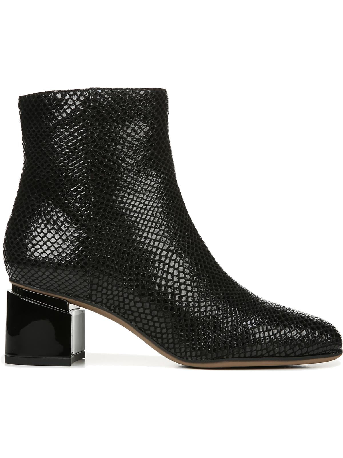 Leather Block Heel Ankle Boots G33925