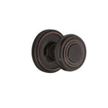 Classic Rosette Interior Mortise Door Knob, Timeless Bronze Y327268