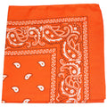 Orange 100% Polyester Bandanas 40 Pack N886