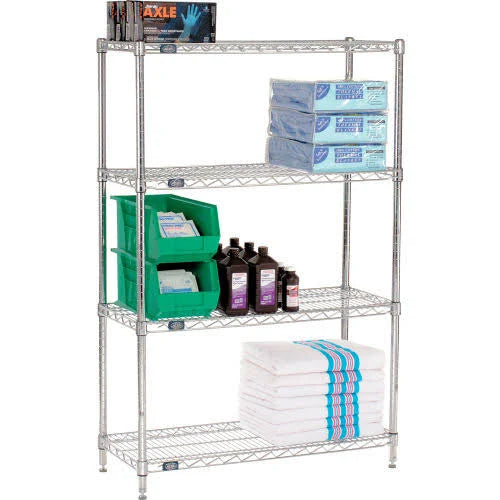 Chrome Standard Starter Shelving Unit D191036