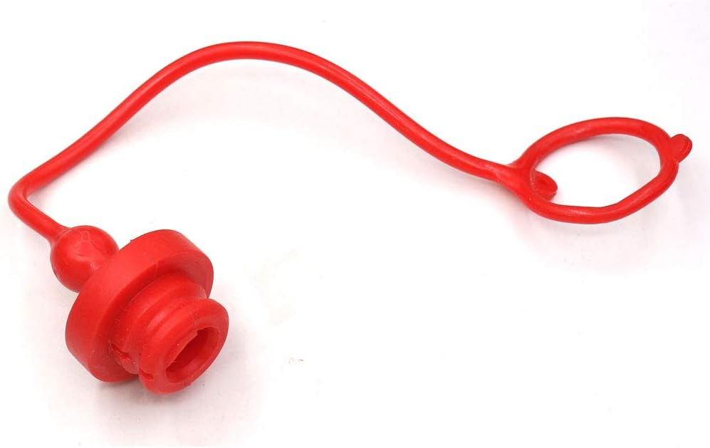 Red Hydraulic Quick Disconnects Dust Cap T47363