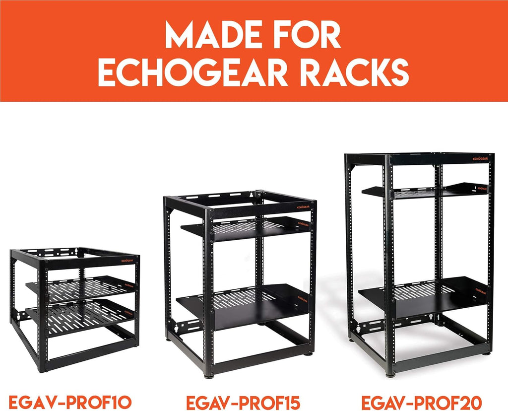 Swing-Out Wall Mount for 10U, 15U, & 20U Open Frame Racks Pack of 2 B86575