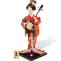 Japanese Geisha Ornaments Antique Statue Miniature Dolls G5404