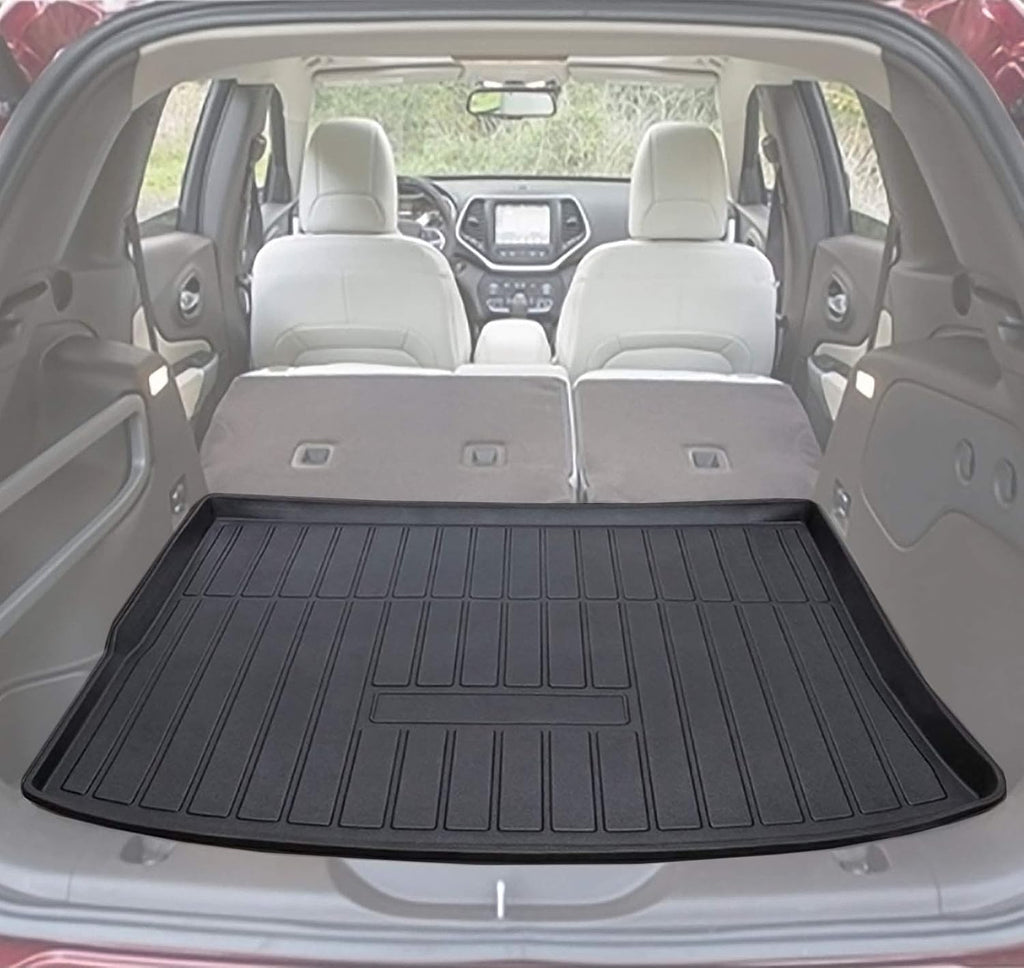 Black Cargo Liner Trunk Mat Floor Mat Tray H4809