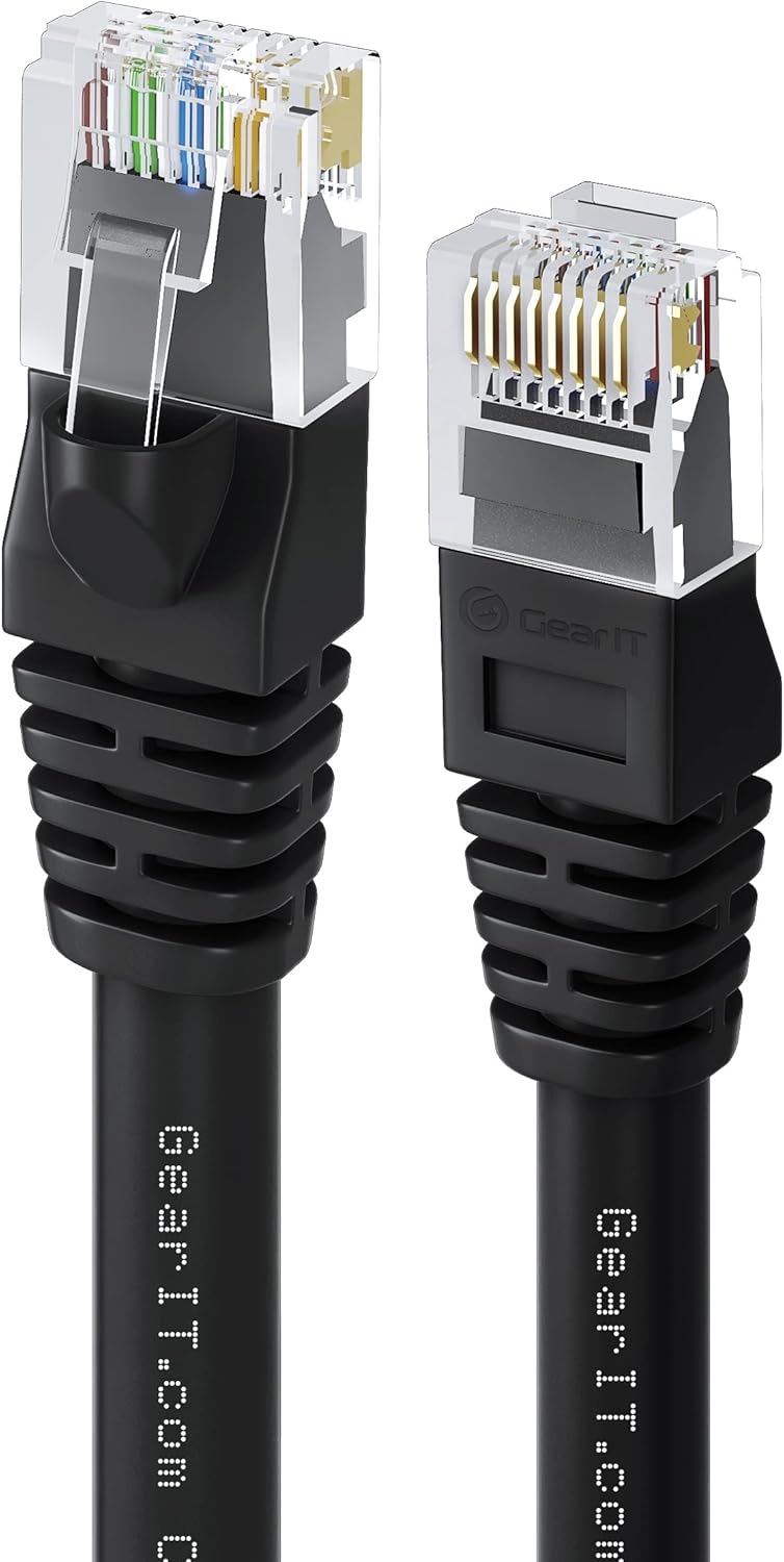 Cat 6 Ethernet Cable 25 ft (20-Pack) Black T99101