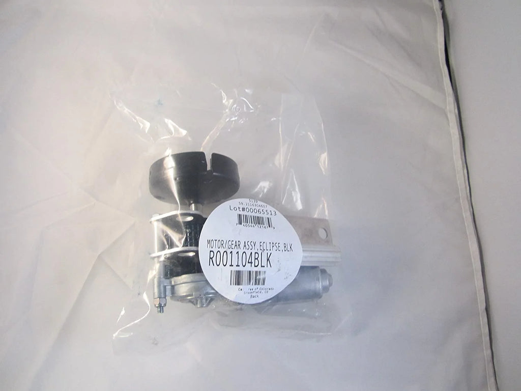 Black RV Awning Replacement Motor and Gear Assembly Q28621