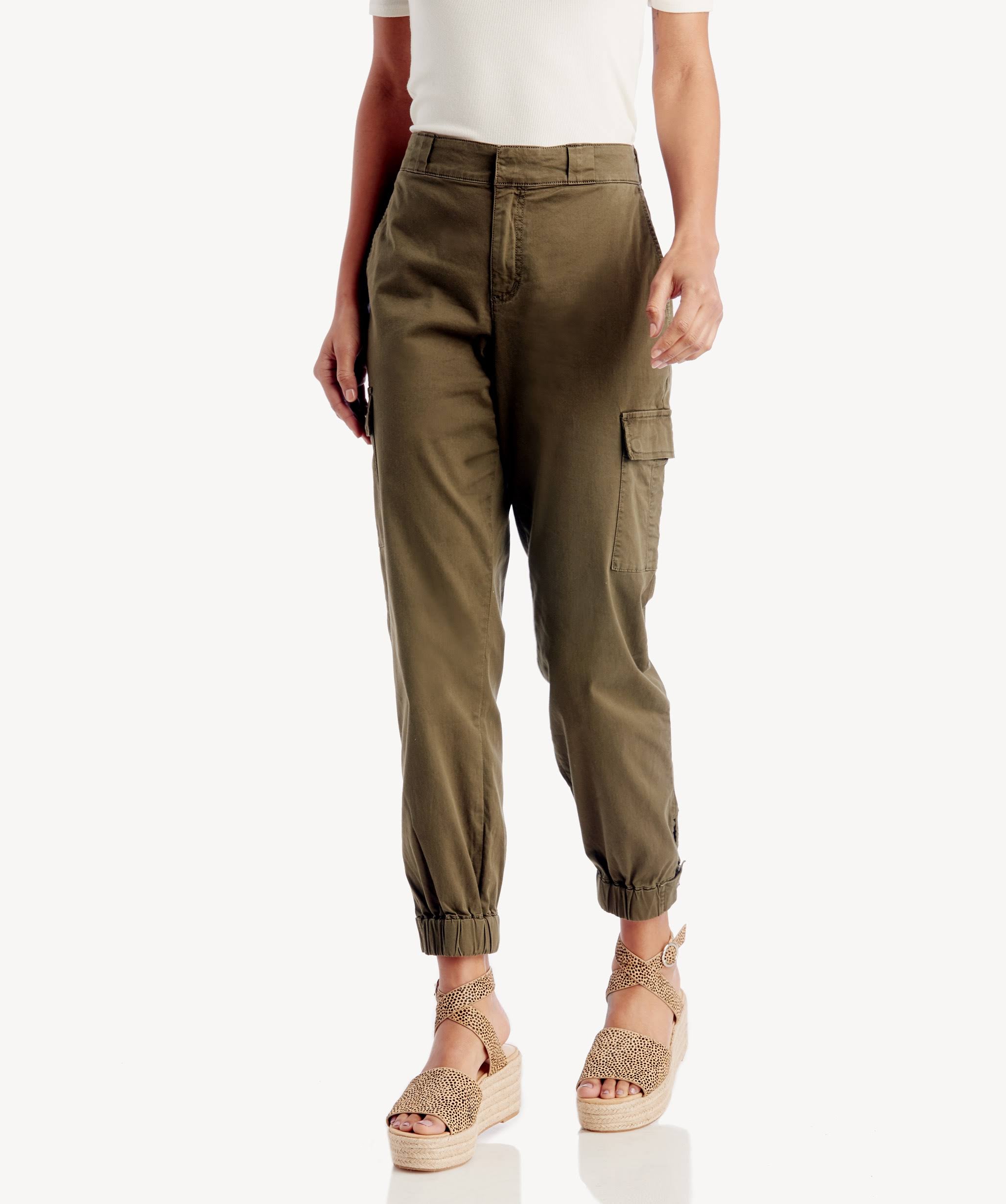 Green Women's Cargo Pants I370479