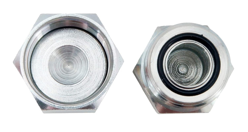 64 Pcs Galvanized Steel ORFS Cap & Plug Assortment Kit M718584