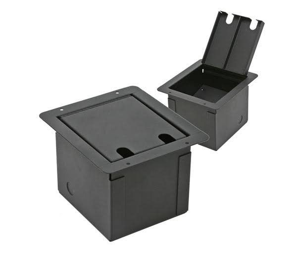 Recessed Floor Box with 8 XLR and 2 Speakons I87677