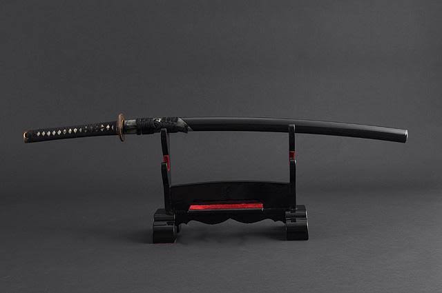 Handmade Samurai Katana Sword, Sharp 1095 Carbon Steel Blade, Full Tang K10396