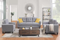 Light Grey-Blue 3-Seat Sectional Sofa Set I660