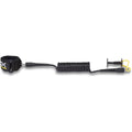 Black Coiled Wrist Leash 4ft X 1/4in L1306