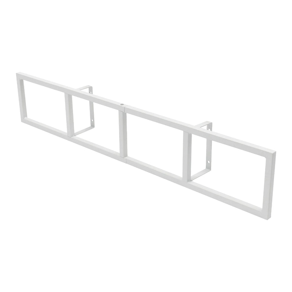3Pcs White Metal CD DVD Media Storage Rack L172