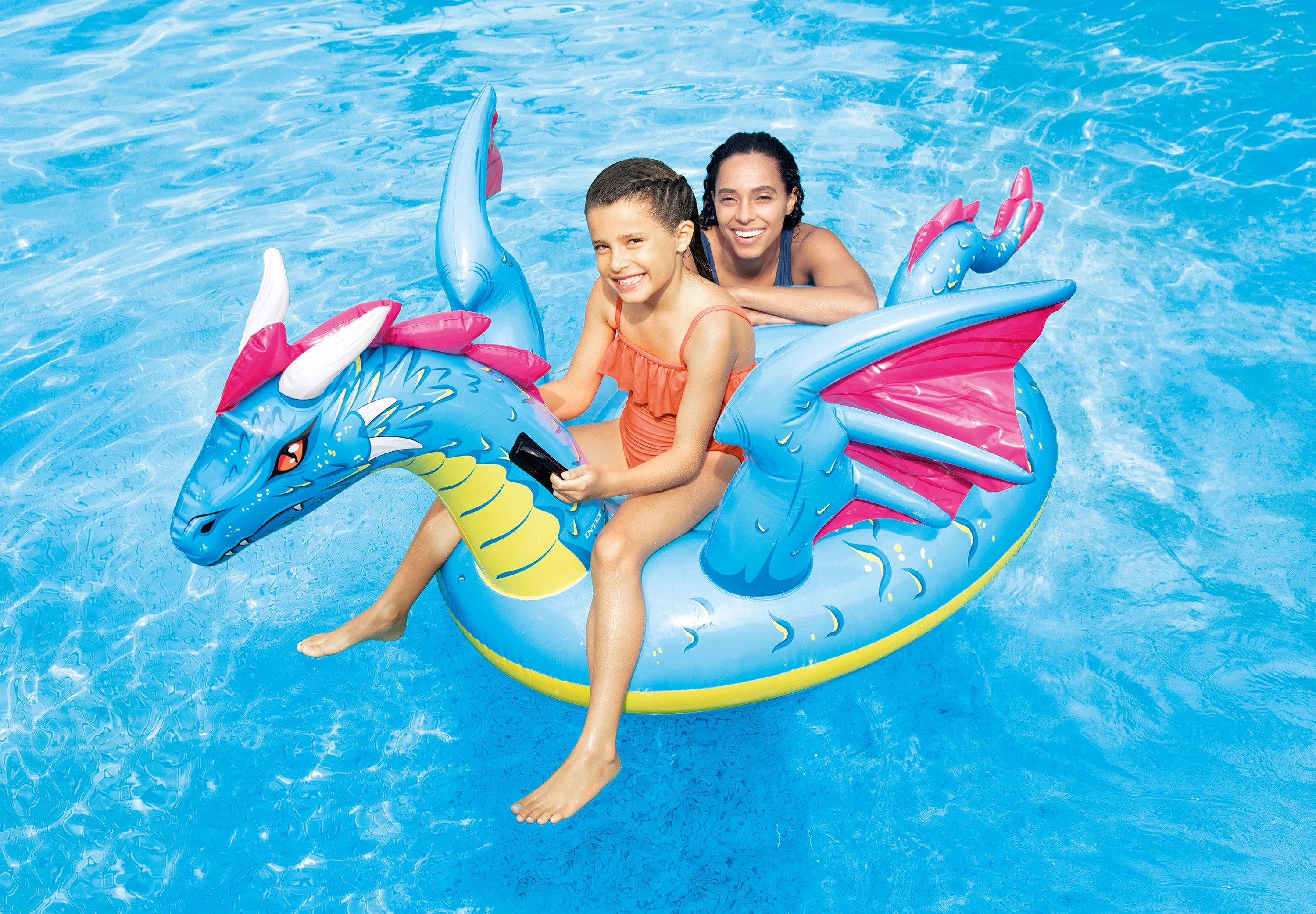 Inflatable Dragon Ride-On Pool Float I4031