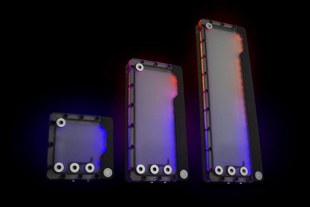 EK-Quantum Volume FLT 120 Reservoir, Digital RGB, Plexi N393