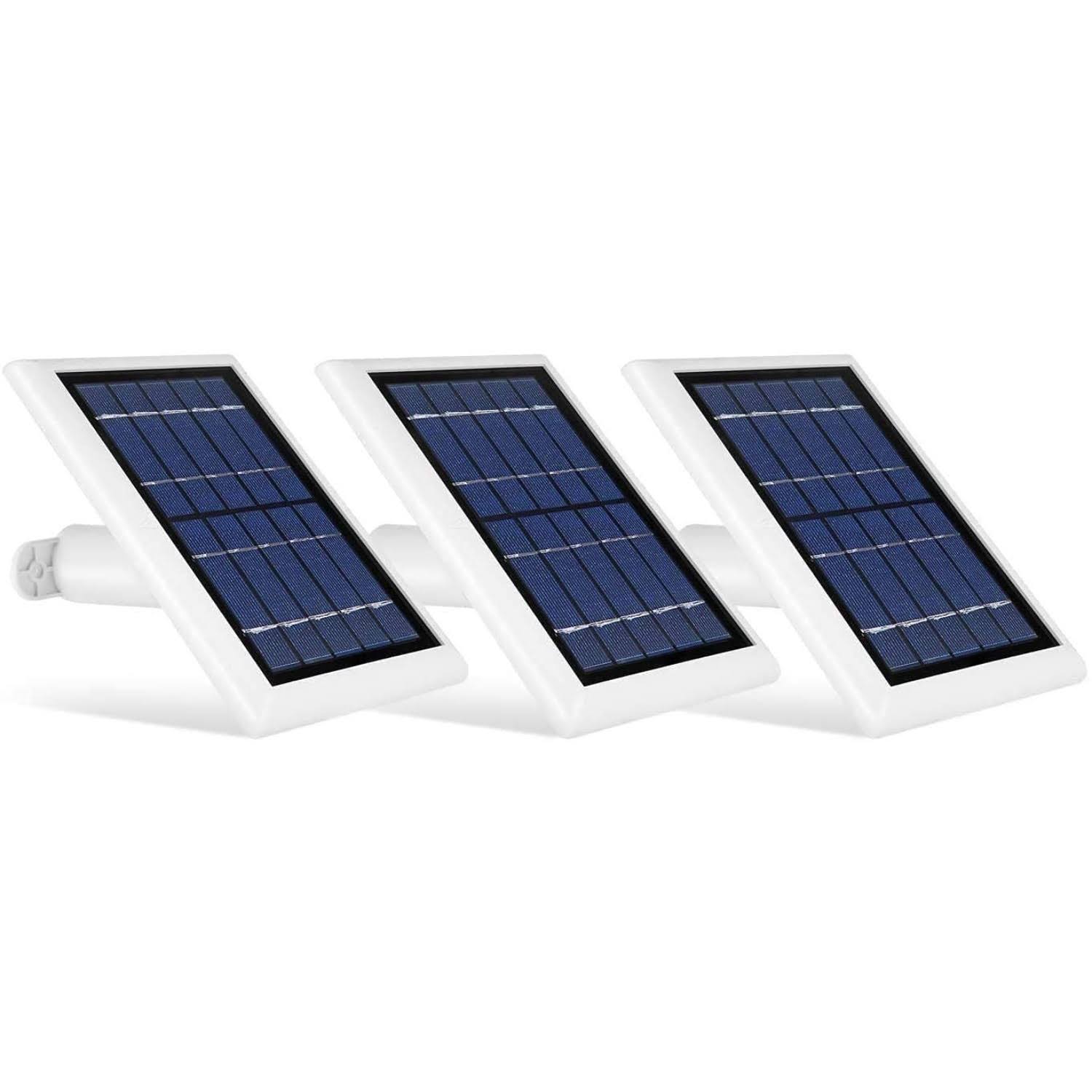 3 Pack White Solar Panel for Wyze Cam Outdoor B1706