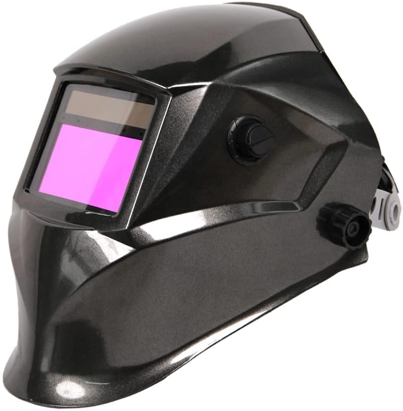 Large Viewing Solar Powered Auto Darkening Welding Helmet, 4 Arc Sensor Wide Shade 5-9,9-13 Welder Mask Hood U55394