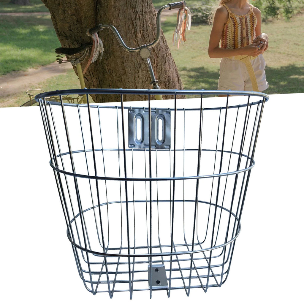Bike Frame Basket Rust Resistant Metal Electric Basket V8559
