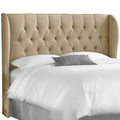 Tufted Full Headboard in Sandstone Y40555