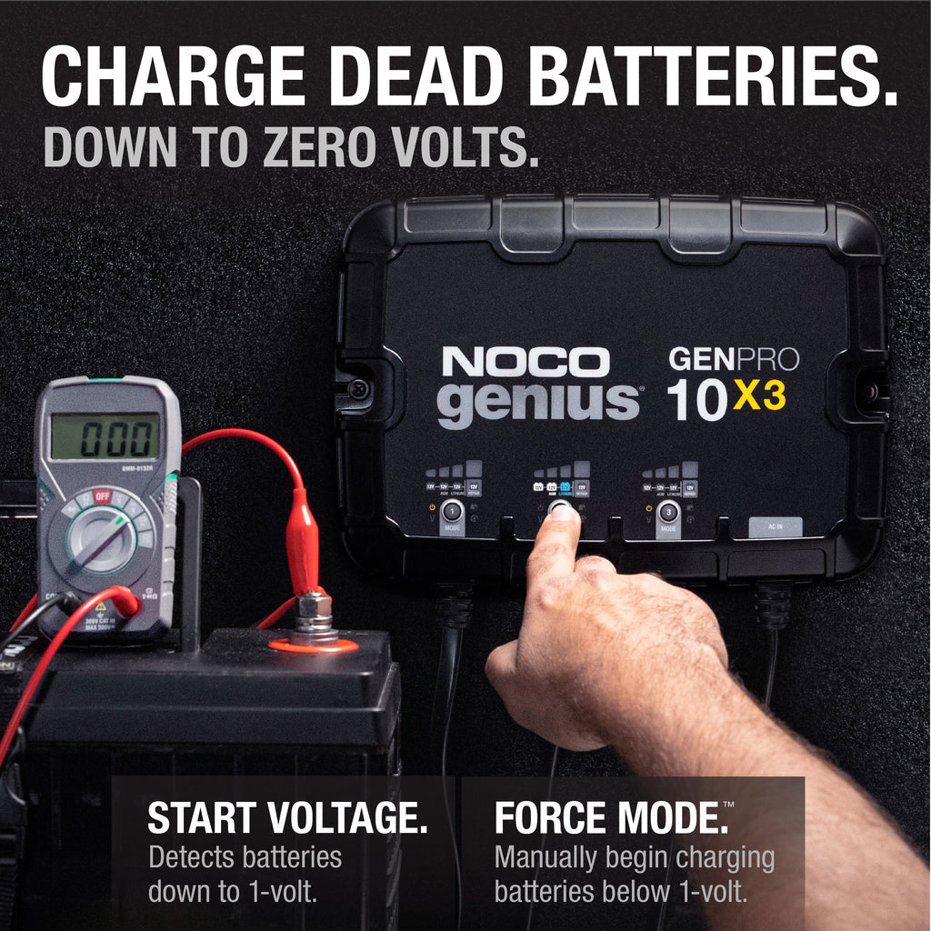 3-Bank 30A 12V Onboard Battery Charger O787