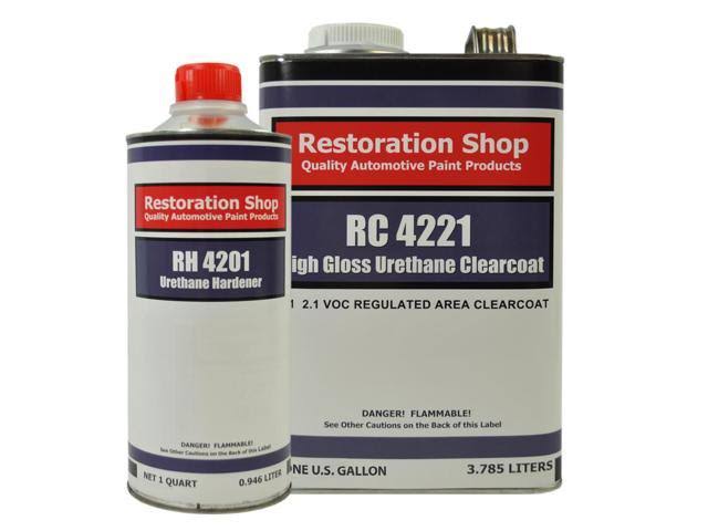 Sonic Blue Metallic Low VOC Urethane Basecoat Clearcoat Car Auto Paint Complete Medium Gallon Kit P800