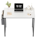 White Metal Frame Computer Desk N10060