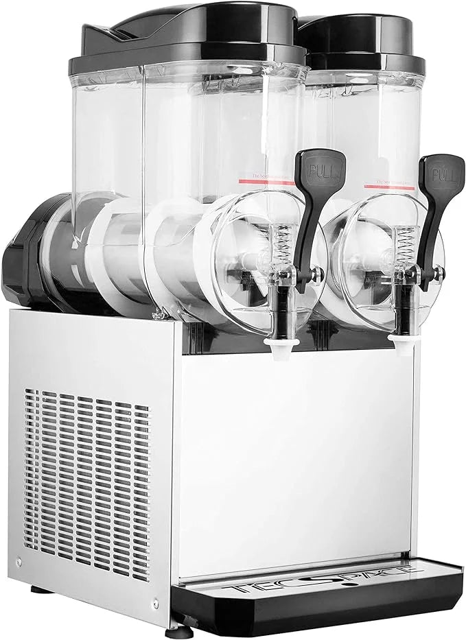 110V Commercial Slushy Machine, 15/30/45L Stainless Steel Frozen Drink Maker R517