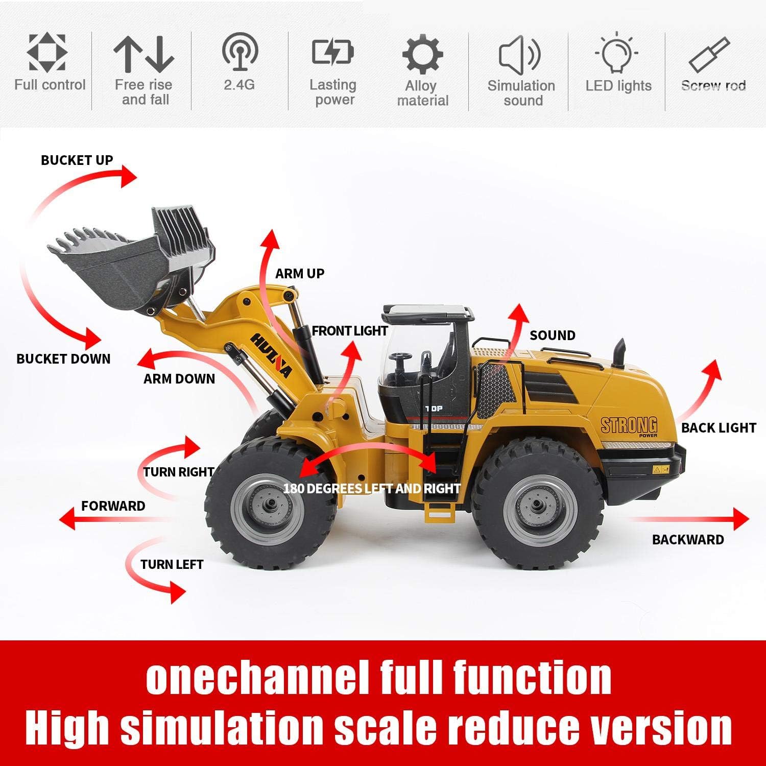 Metal RC Bulldozer X42670