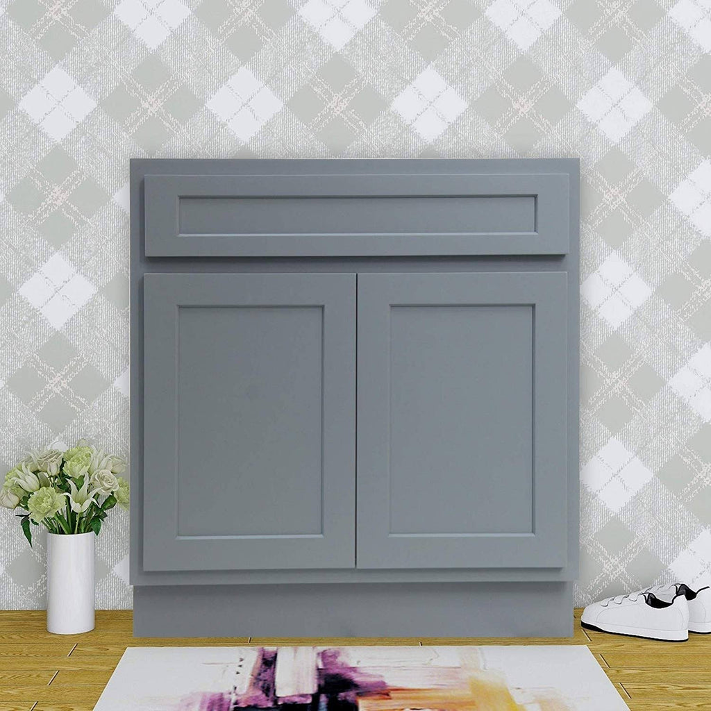 39 inch Vanity Cabinet Grey W3148