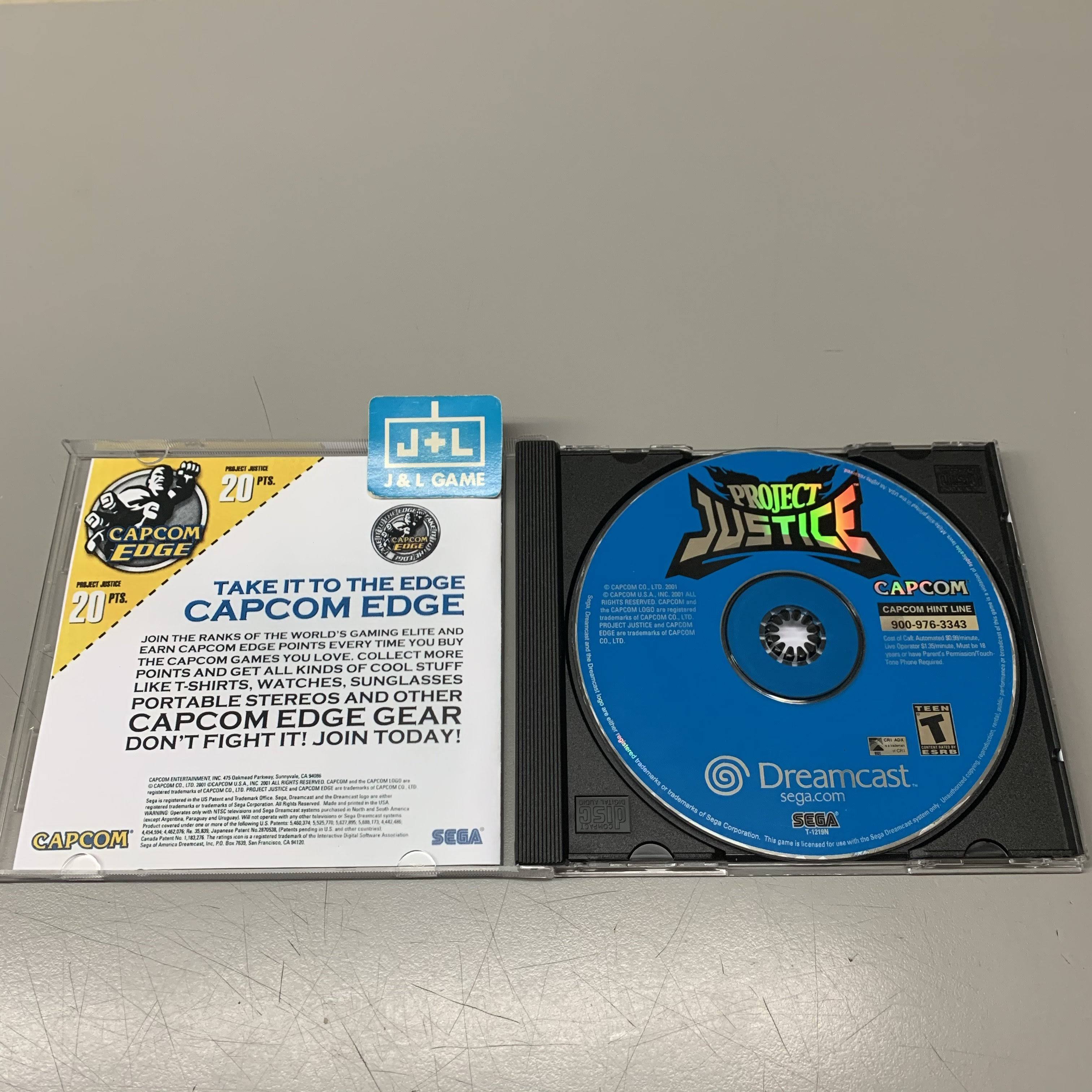 Project Justice Dreamcast Game A34100