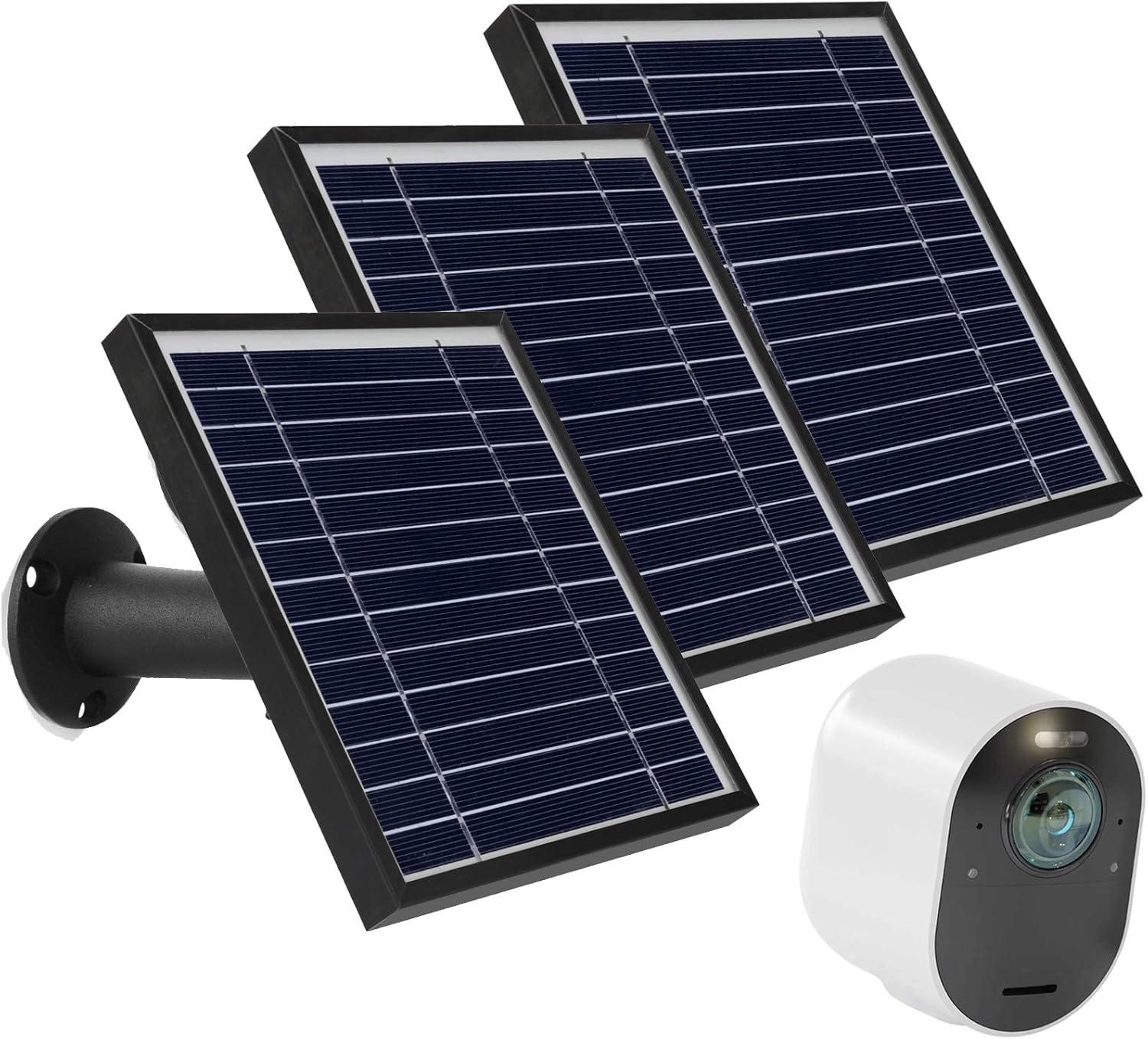 3 Pack 6V 3W Solar Panel with 11ft Waterproof Magnetic Power Cable I298