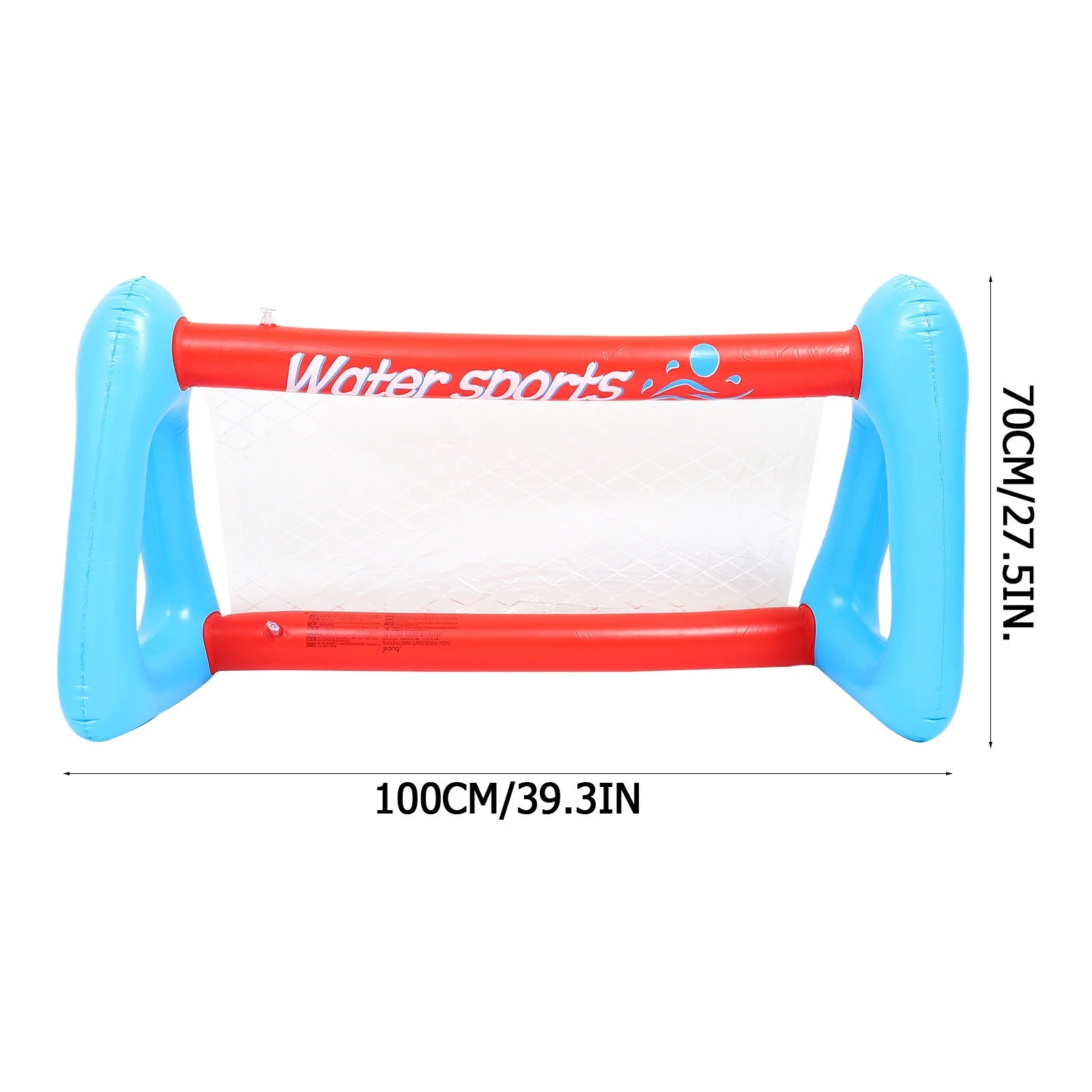 Inflatable Pool Float Set with Volleyball Net and Volleyballs Y82070