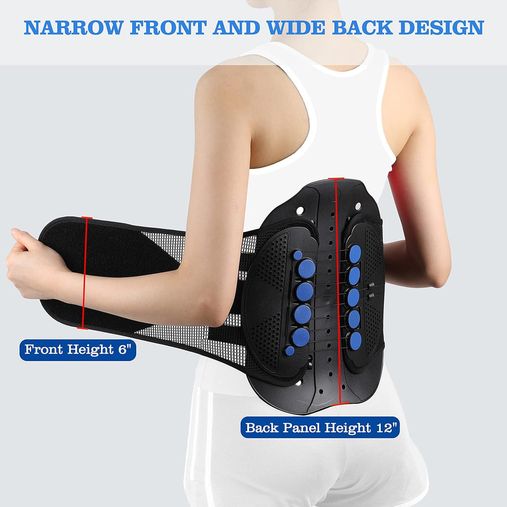 Lumbar Lower Back Brace LSO Support Waist Sacral Orthosis (X-Large) L577865