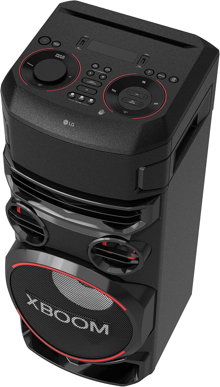 Bluetooth Audio System with LED Party Lighting and Karaoke Z534408