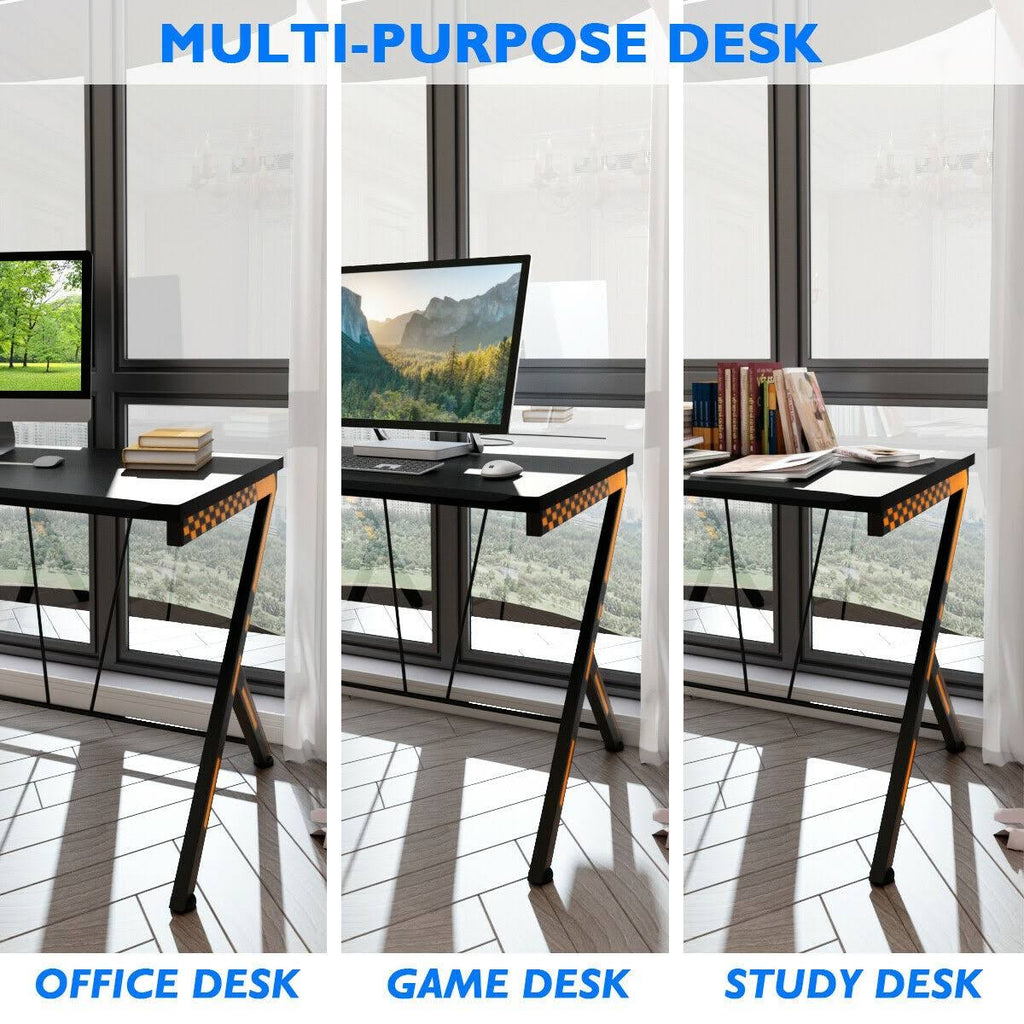 Black Ergonomic Gaming Desk O7302