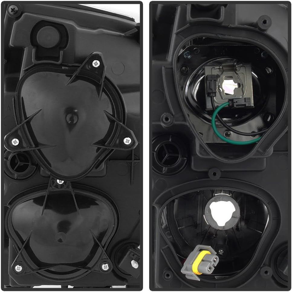 Projector Headlights Pair Left Right O1091