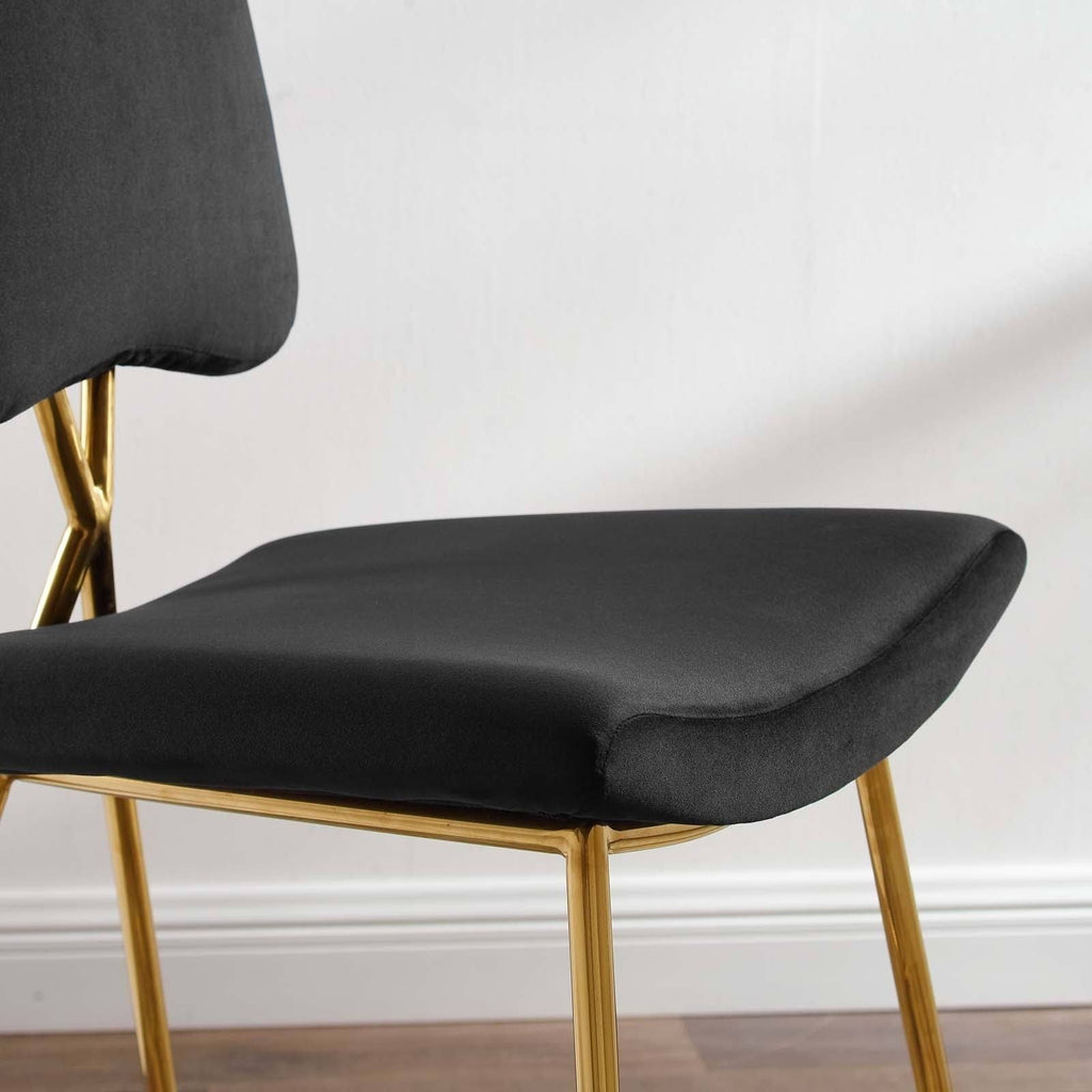 Navy Velvet Counter Stool W113