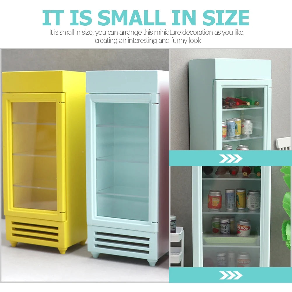 Miniature Dollhouse Refrigerator Decoration A8164