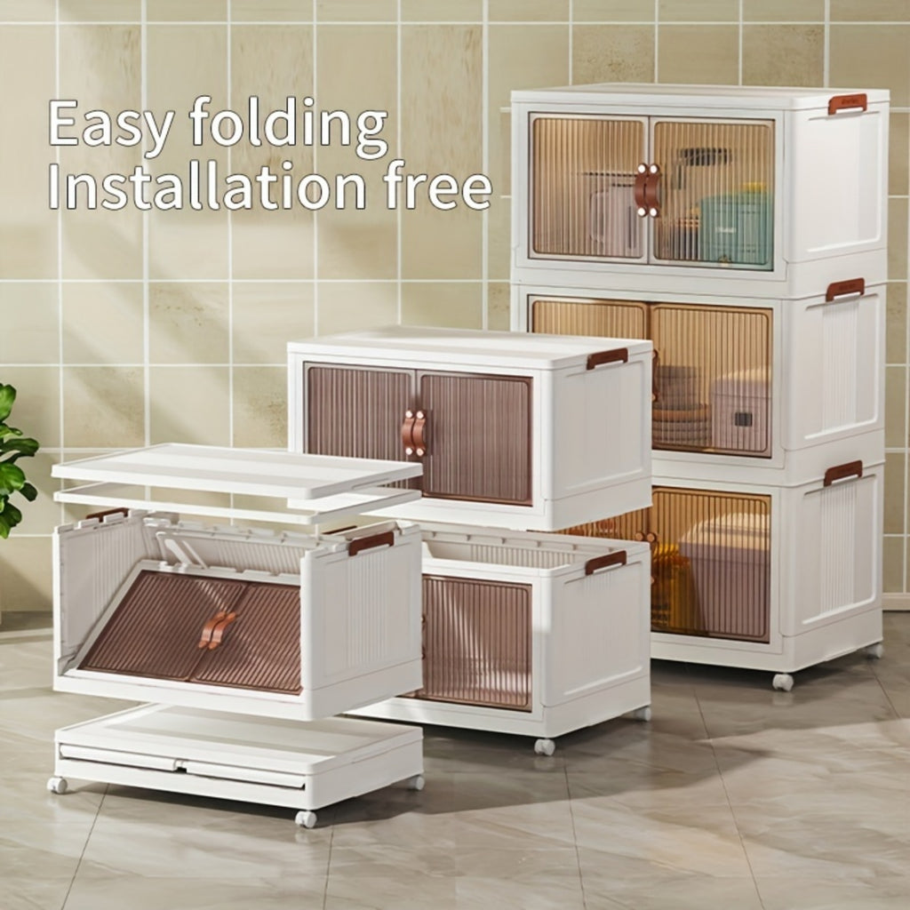 5-layer folding plastic storage box S420996