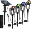 LED Solar Spotlights, 4-in-1, 4W, IP65 Waterproof S367081